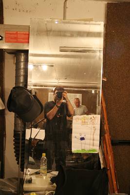 Autoportrait of Juan-Carlos Hernandez During a Rehersal for the Group "Stratometric", Geneva, Switzerland, 2005