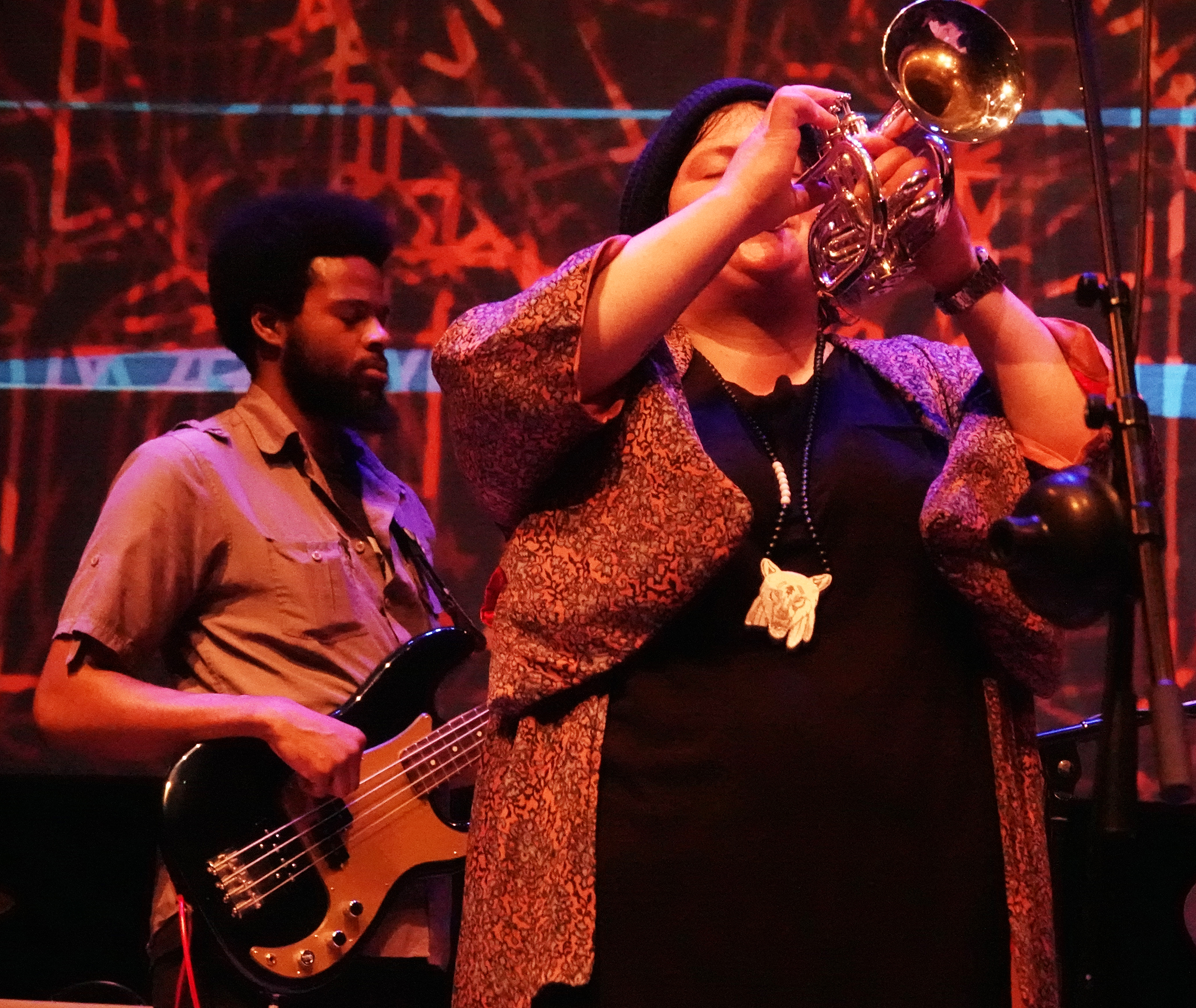 Luke Stewart & Jaimie Branch at 24th Annual Vision Festival