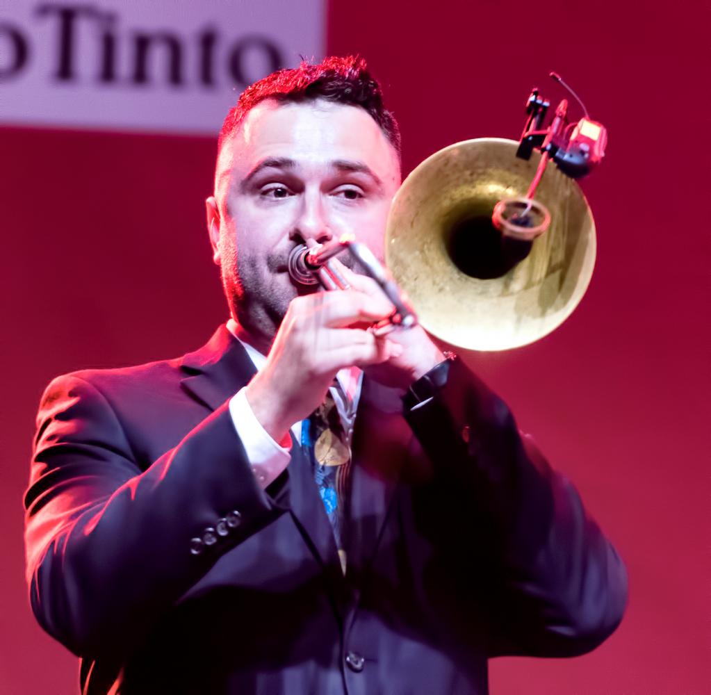 Rob Edwards with the Hot Sardines at The Montreal International Jazz Festival 2016