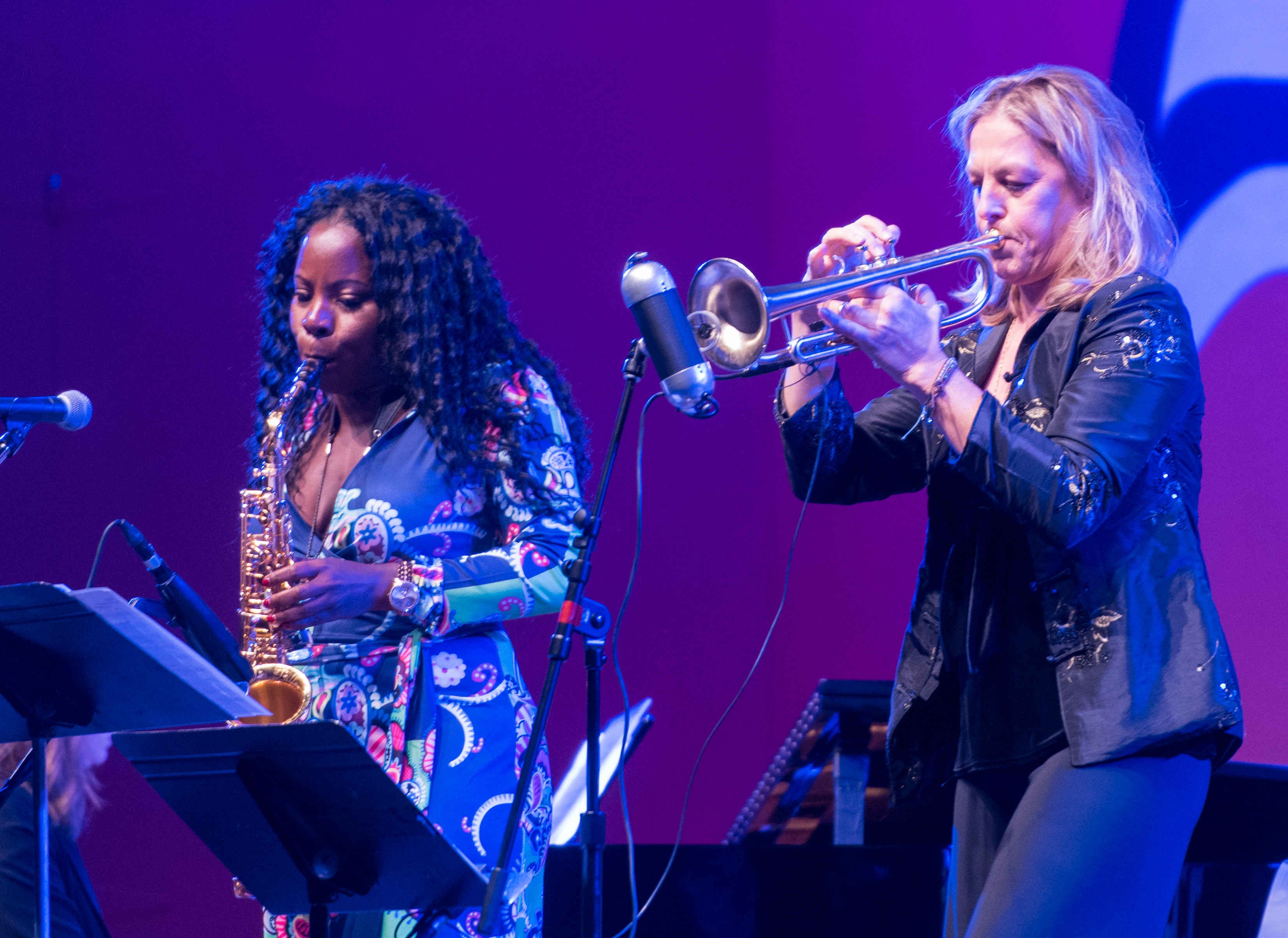 Tia Fuller and Ingrid Jensen with a Tribute to Geri Allen at the Monterey Jazz Festival 2018