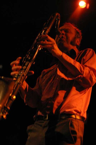 Rudi Mahall with "Frank Moebus - Der Rote Bereich" at Amr, Sud Des Alpes, Geneva, Switzerland,2005