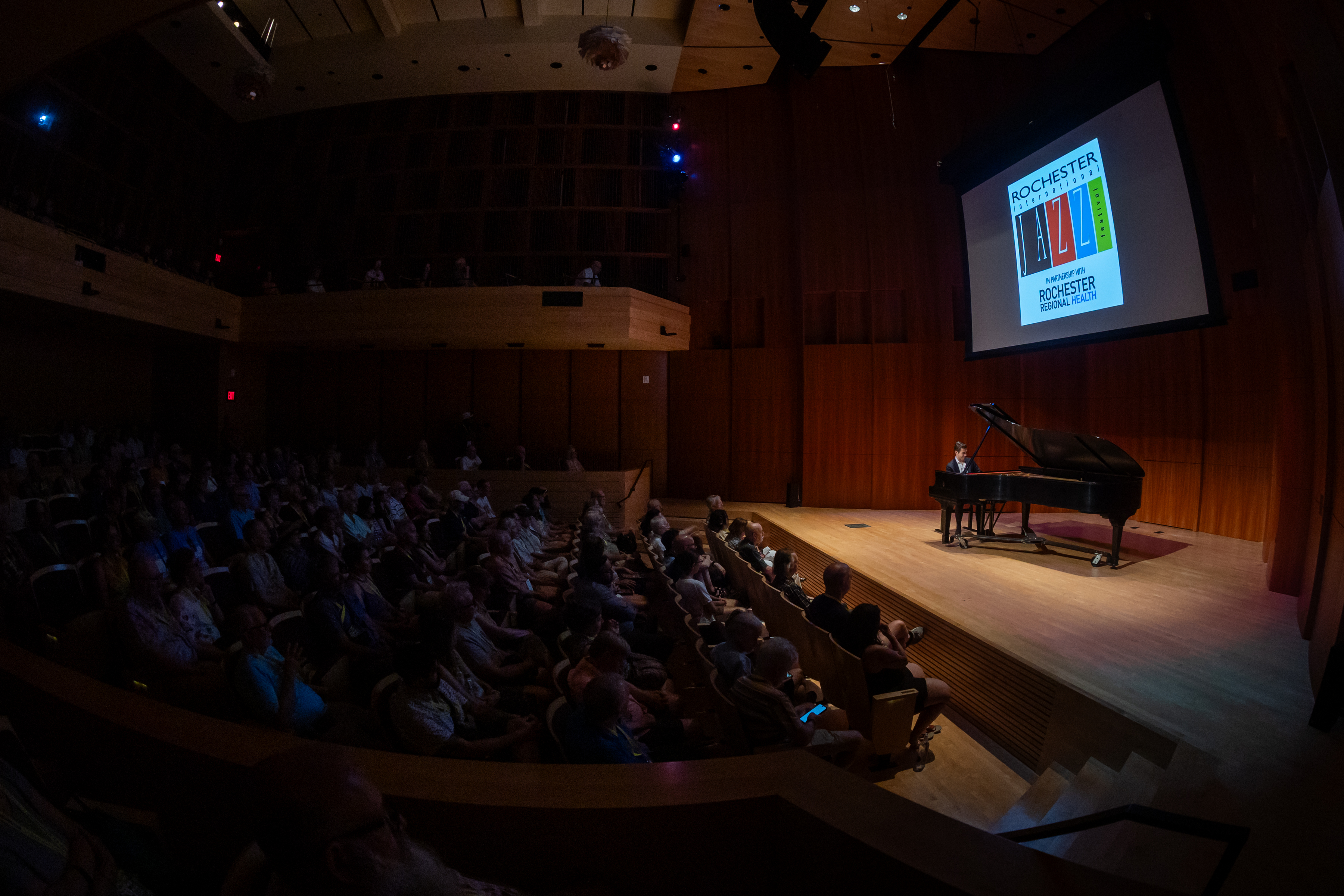 Brandon Goldberg at the 2025 Rochester International Jazz Festival