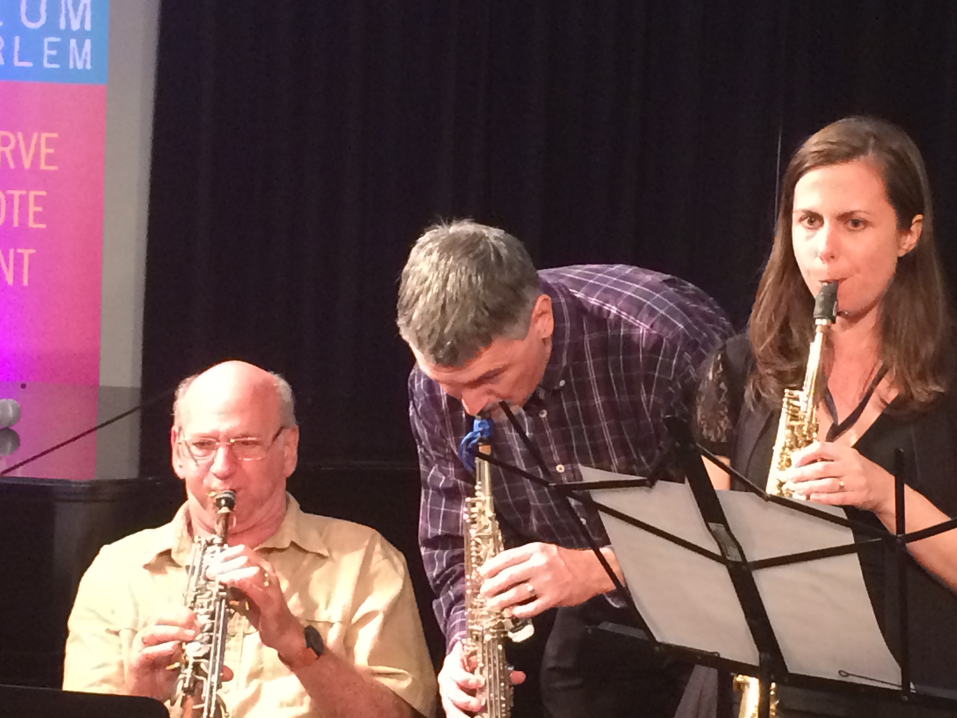 With Dave Liebman and Kayla Milmine