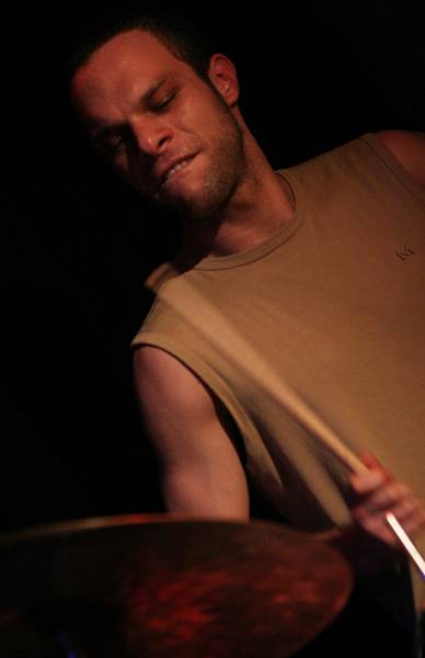 Cyril Regamey with "Stefano Saccon 4tet - Stratic" at the Caves Du Bon-Sejour, Versoix, Geneva, Switzerland, March 2006