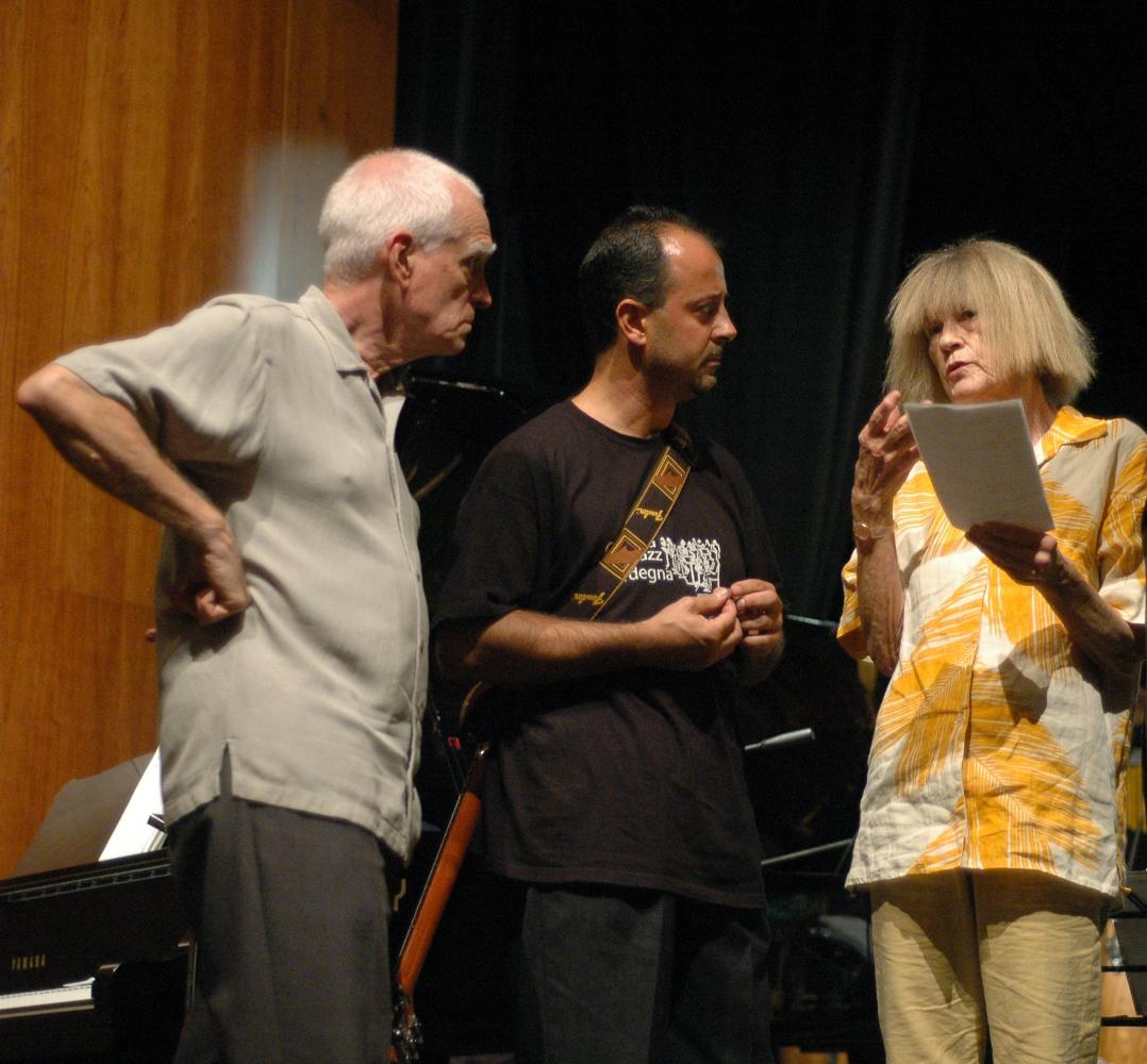 Roberto Tola, showtime with Steve Swallow and Carla Bley