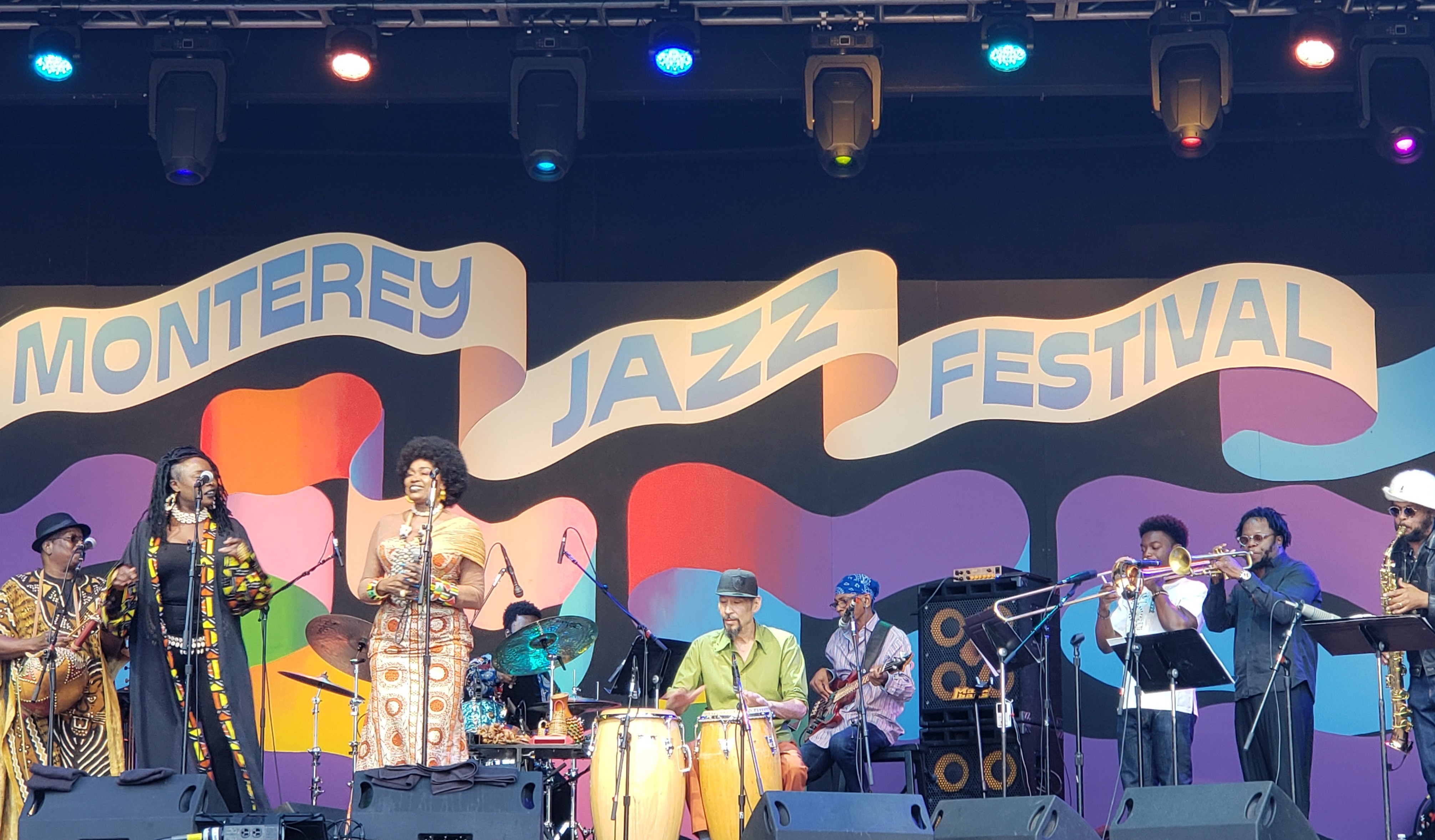 Ambrose Akinmusire with Oumou Sangare at Monterey Jazz Festival 2023