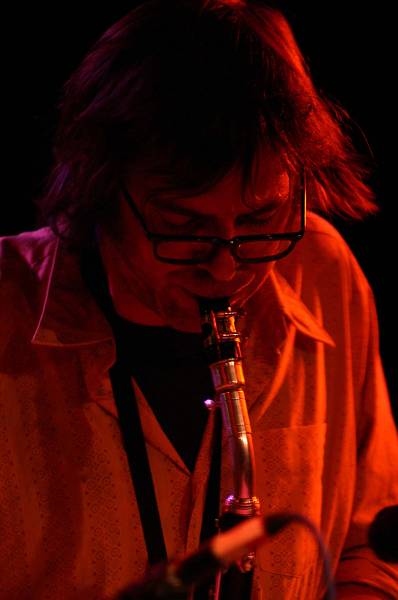 Michael Thieke with "Gebhard Ullmann Clarinet Trio" at Amr, Sud Des Alpes, Geneva, Switzerland, 2004