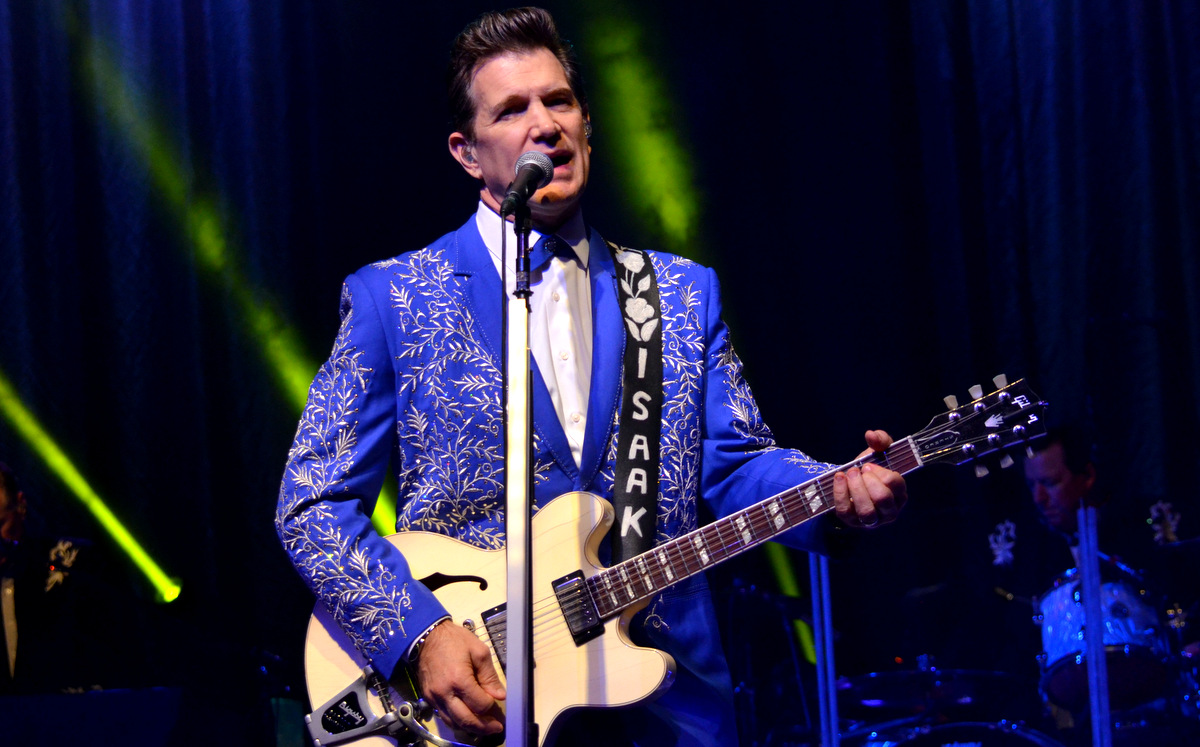 Chris Isaak Performs at the Nycb Theatre at Westbury on 9-7-14.