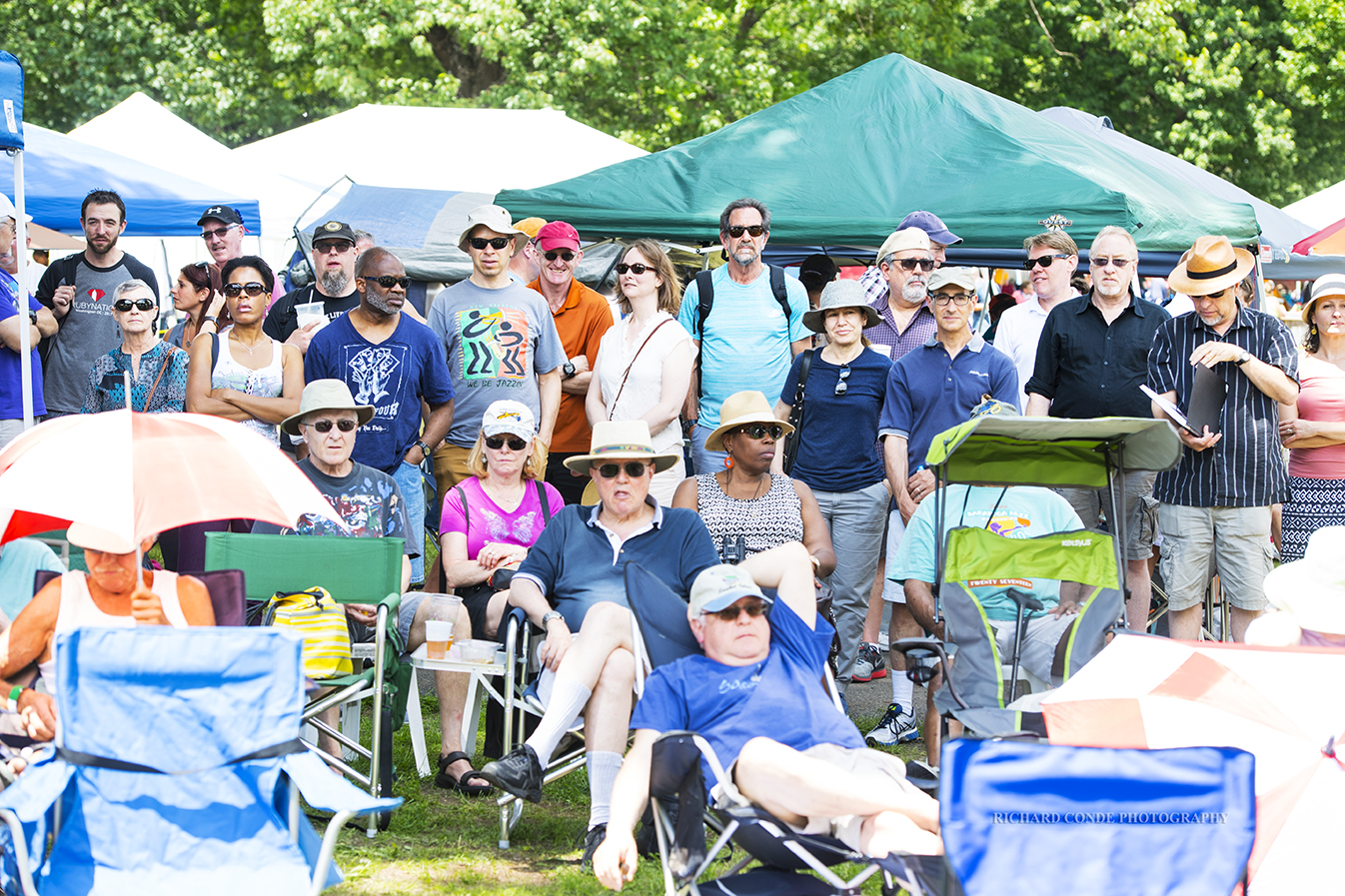 Jazz fans at the Freihofer Saratoga Jazz Festival 2017