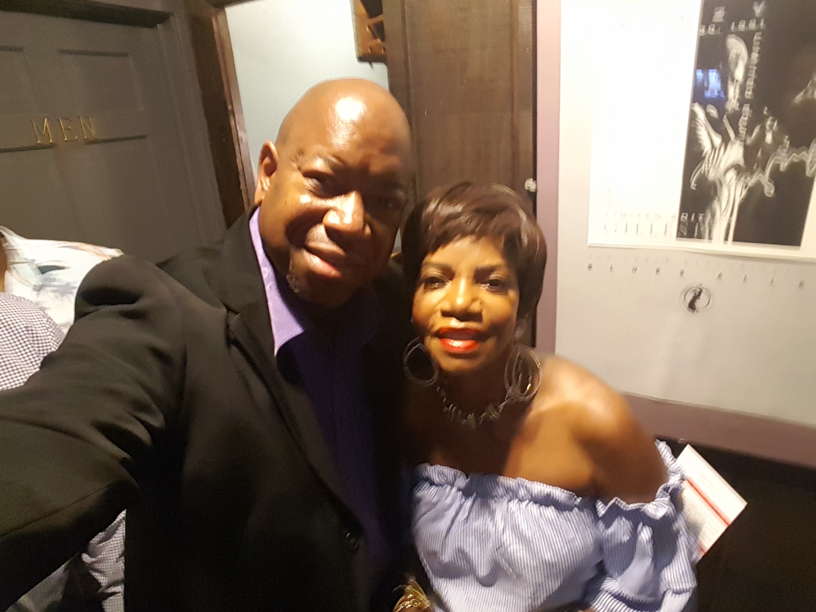 With Melba Moore