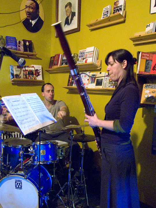 Saris (Sarah Schoenbeck and Harris Eisenstadt) - Voxpop, Brooklyn 2008