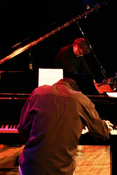 Yannick Delez and Stefano Saccon with the "Yannick Delez Trio" at the Sud Des Alpes, Amr, Geneva, Switzerland, 2005