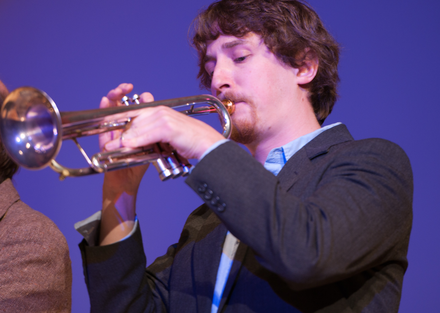 Dan Rosenthal with the Either/Orchestra at the New School for Jazz