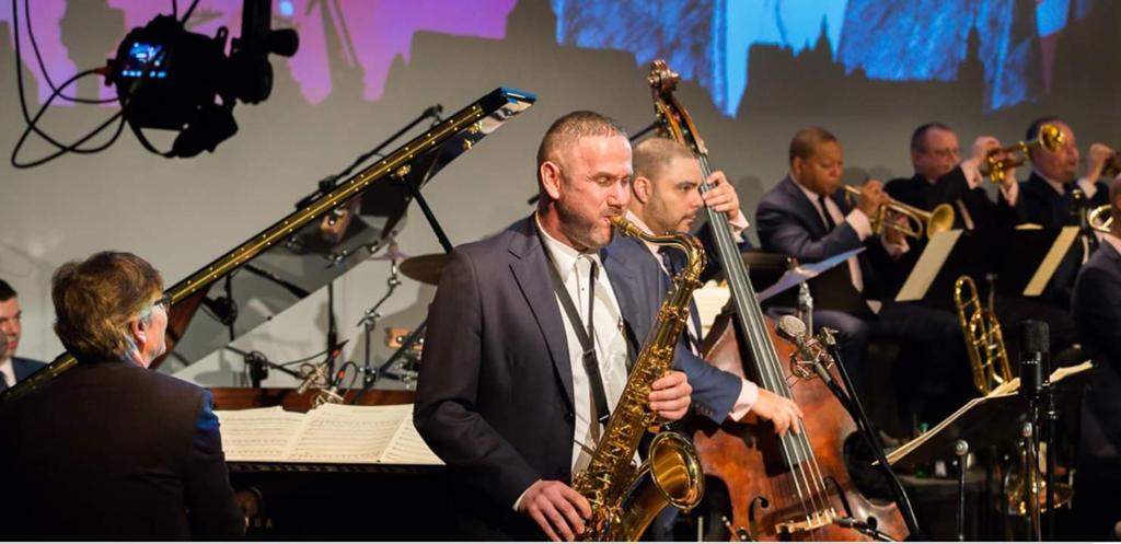 Sylwester Ostrowski with Jazz at Lincoln Center Orchestra with Wynton Marsalis