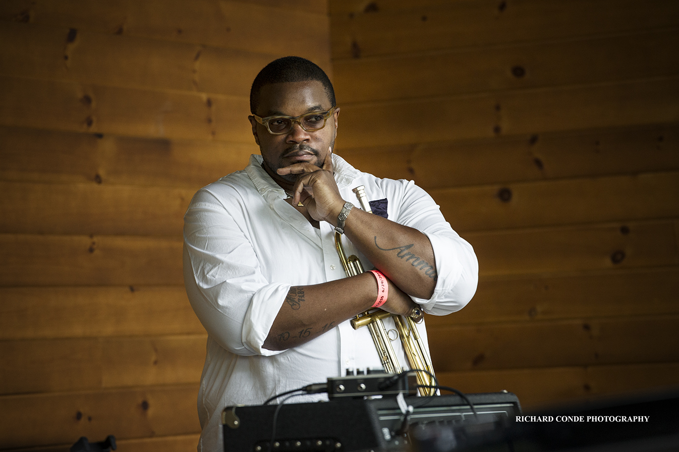 Jeremy Pelt at the Saratoga Jazz Festival