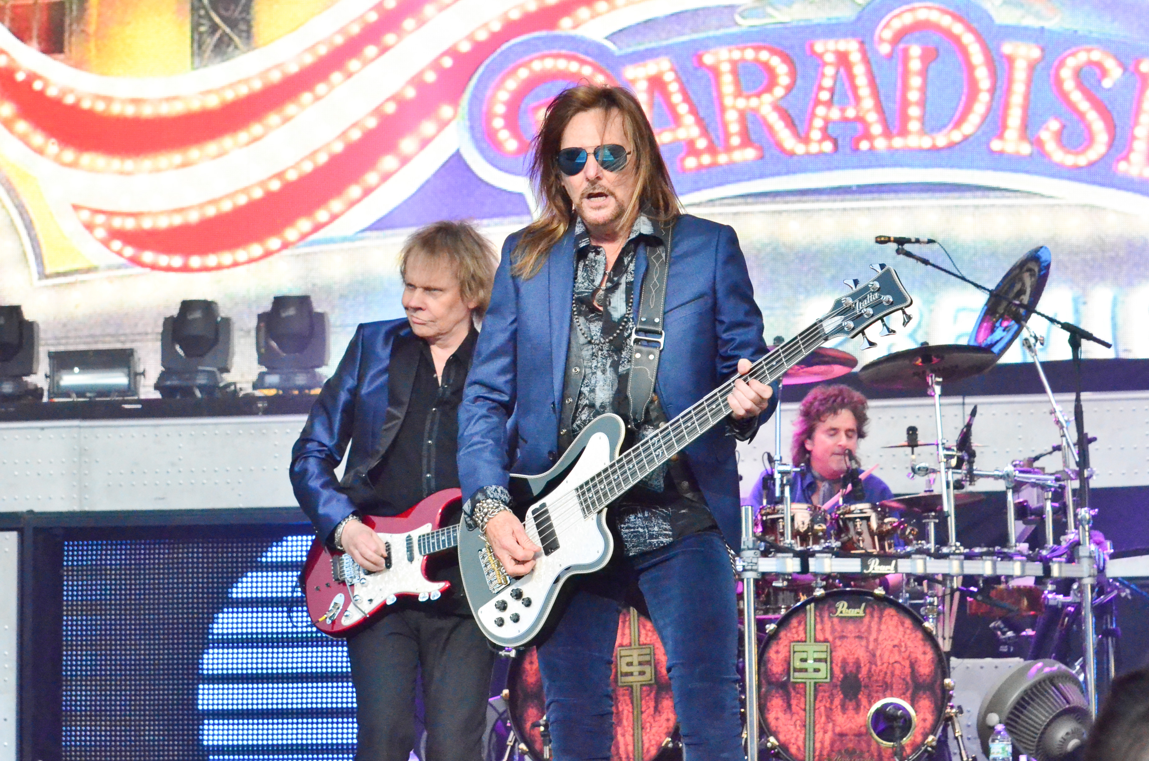 Styx at Nikon at Jones Beach Theater in Wantagh, NY on 7-23-2015.