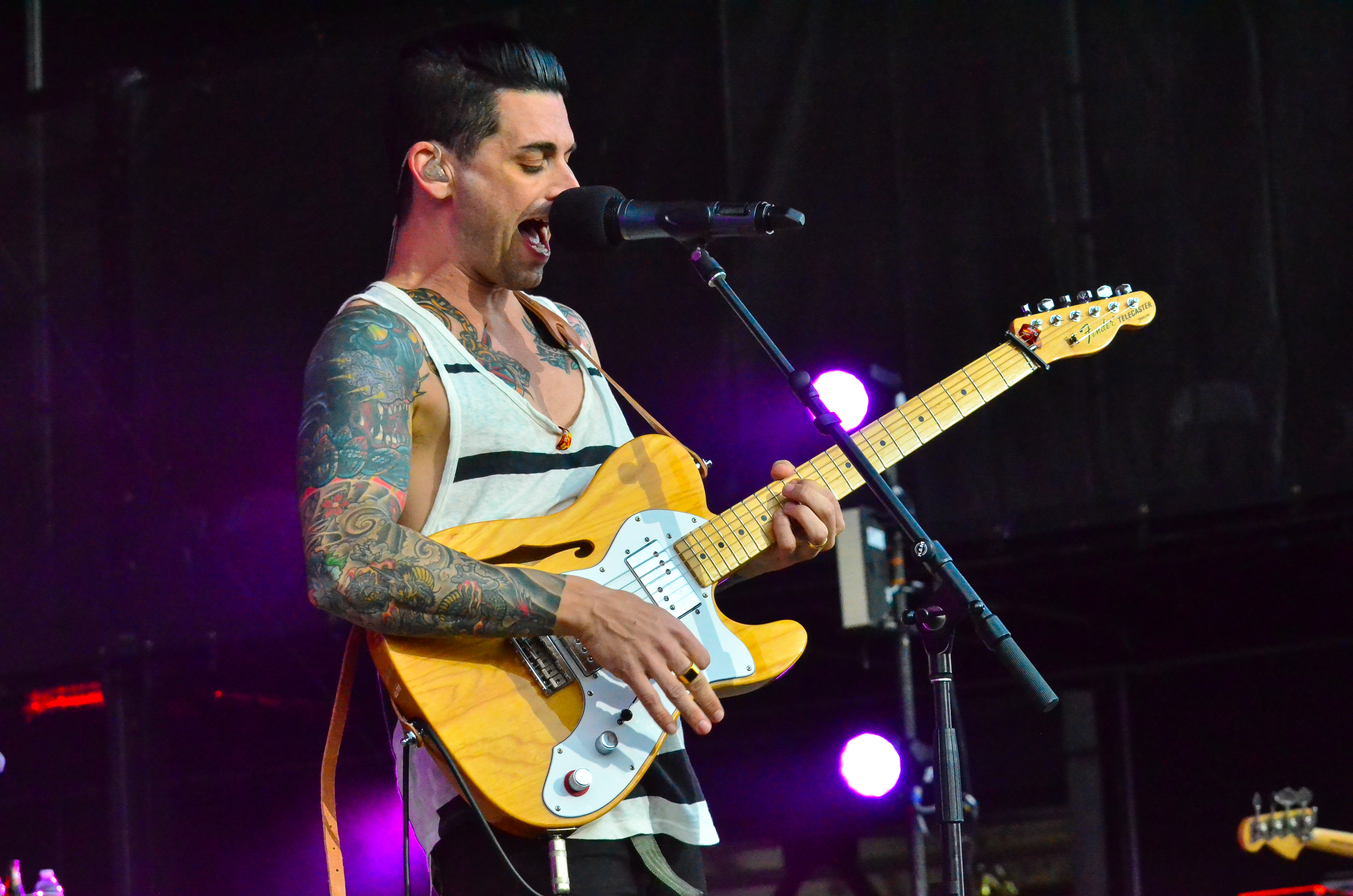 Dashboard Confessional at Nikon at Jones Beach Theater on 6-21-15.