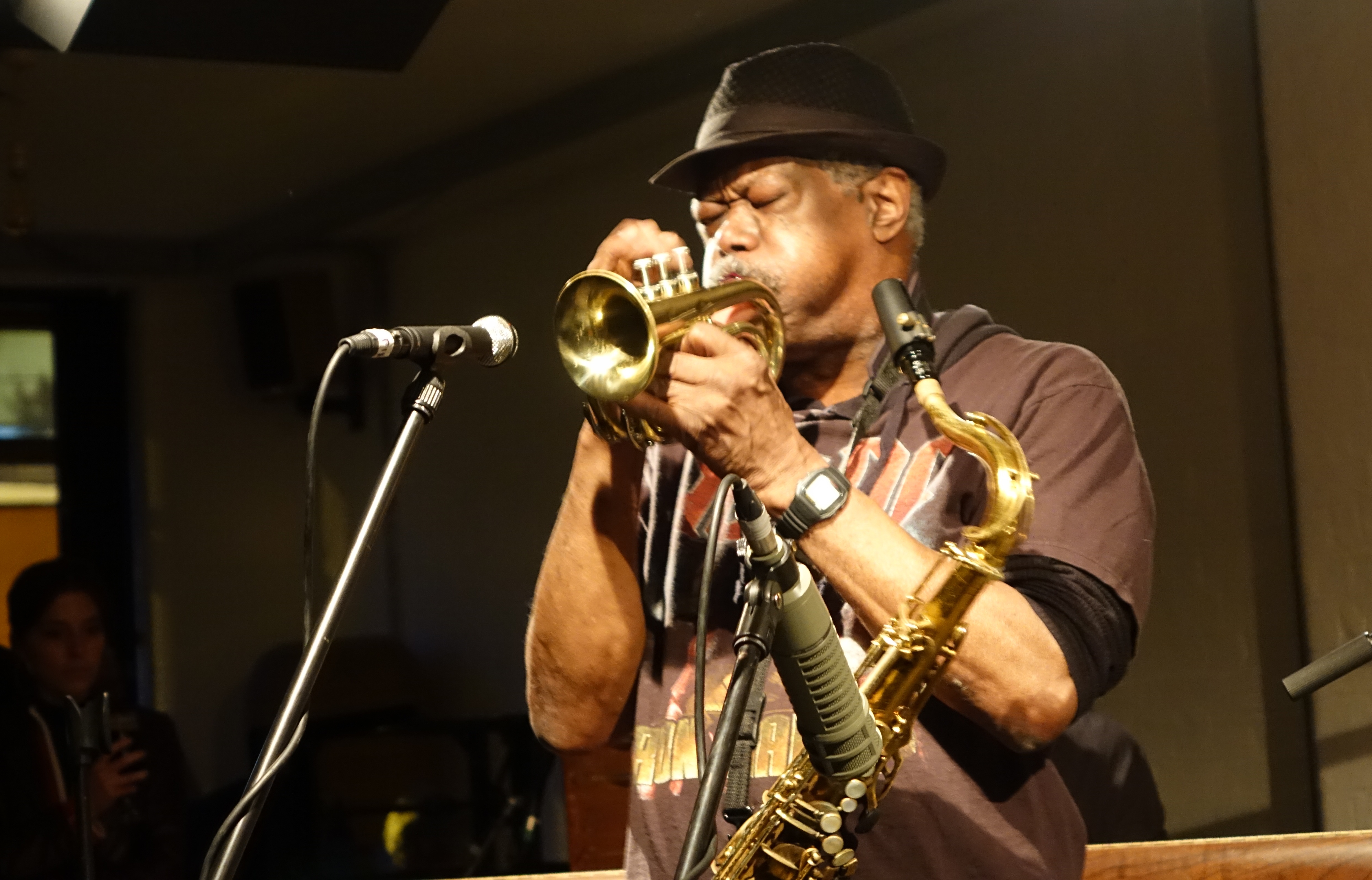 Joe McPhee at Cafe Oto, London in May 2019