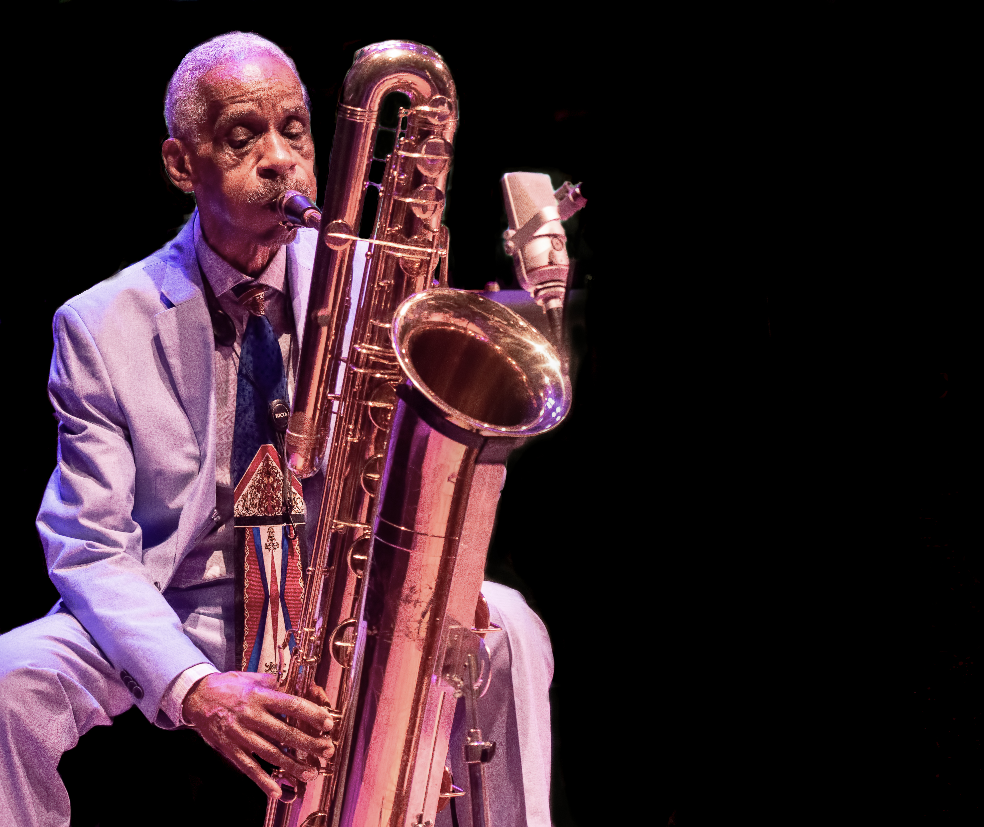 Roscoe Mitchell with the Space Trio At the Vision Festival 2018