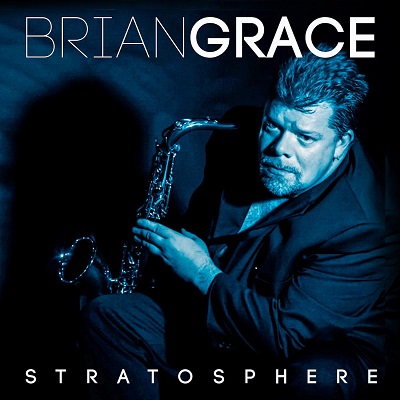 Jazz fusion EP cover "Stratosphere" by Brian Grace