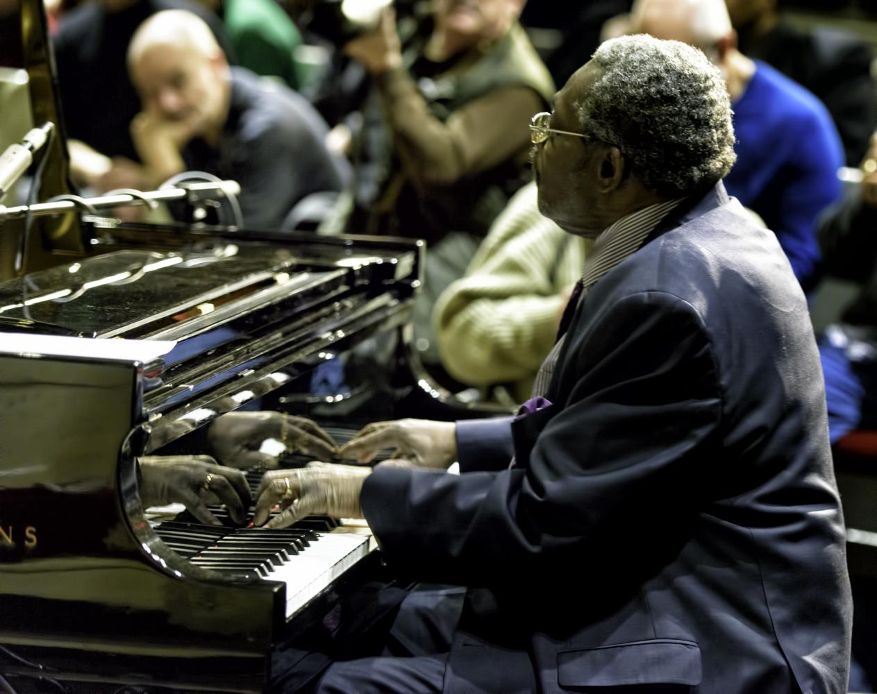 Larry Willis At The Jazz Legends For Disability Pride At The NYC Winter Jazzfest 2017