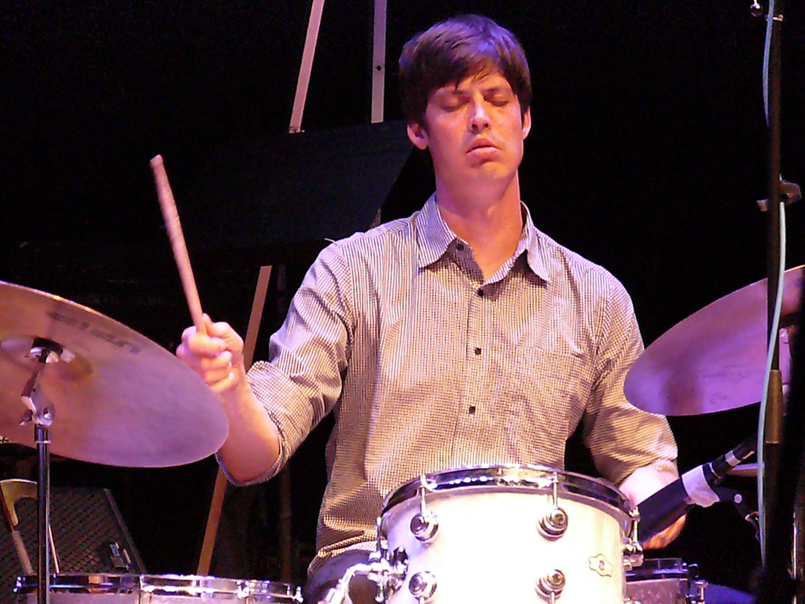 Ches Smith at the Vision Festival, NYC in June 2012