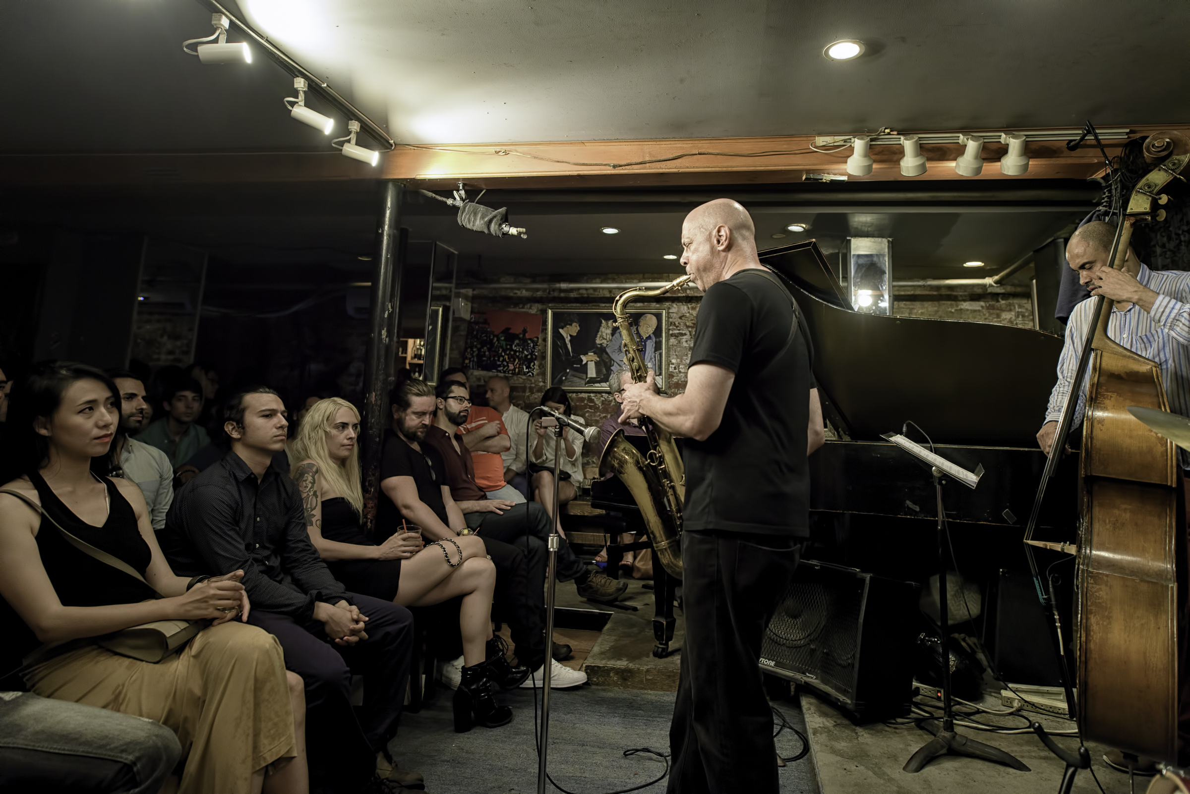 Walt Weiskopf and Ugonna Okegwo with the Walt Weiskopf Quartet at Smalls Jazz Club