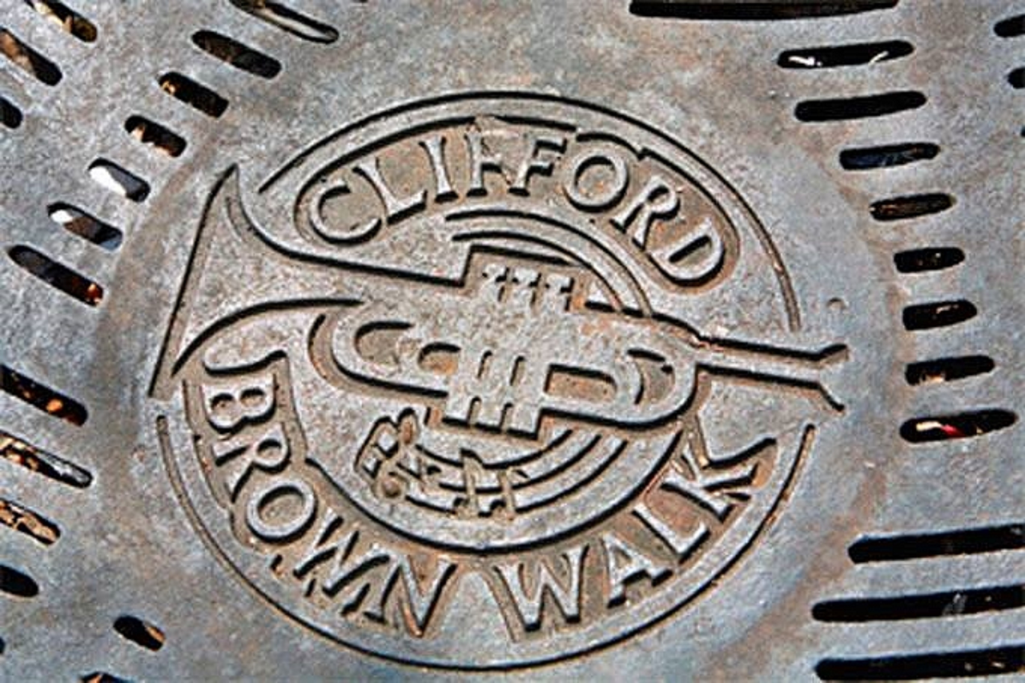 Clifford Brown Walk, Sidewalk Marker