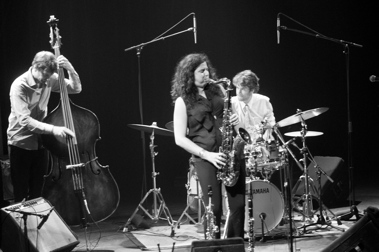 Joe Martin, Anat Cohen and Daniel Freedman at the Montreal Jazz Festival 2011
