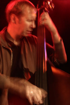 Drew Gress with the "Marc Copland Trio" at the Sud Des Alpes, Amr, Geneva, Switzerland, 2005