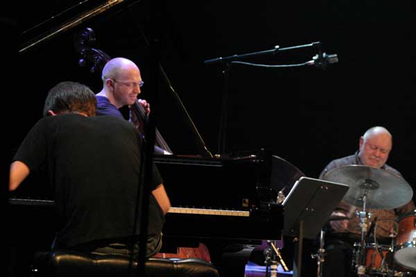 Gabriel Zufferey-Sebastien Boisseau-Daniel Humair Trio at the Amr Jazz Festival, Alhambra, Geneva, Switzerland, 2005