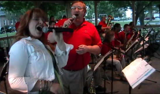 Angie Bemus and Andy Stobie with Gfljo