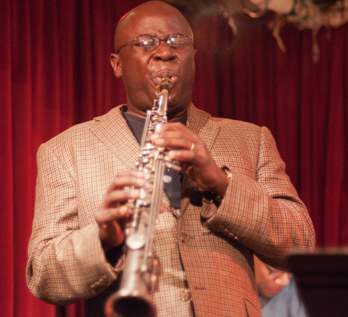 Sam Newsome with the David Liebman/Sam Newsome Quartet at Cornelia Street Cafe