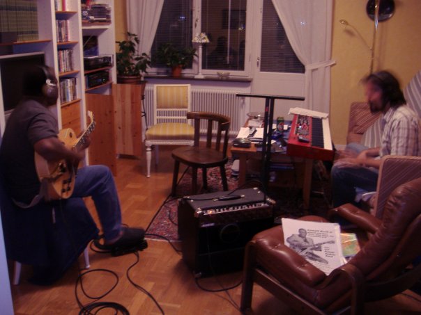 Doing Some Wah Wah on a Recording,Uppsala,Sweden,2006'