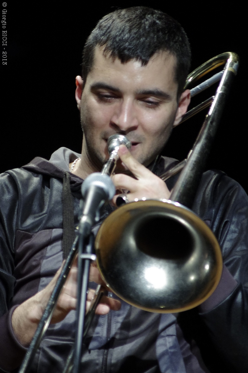 Gianluca petrella, crossroads 05/04/2013, dozza (bologna), italy