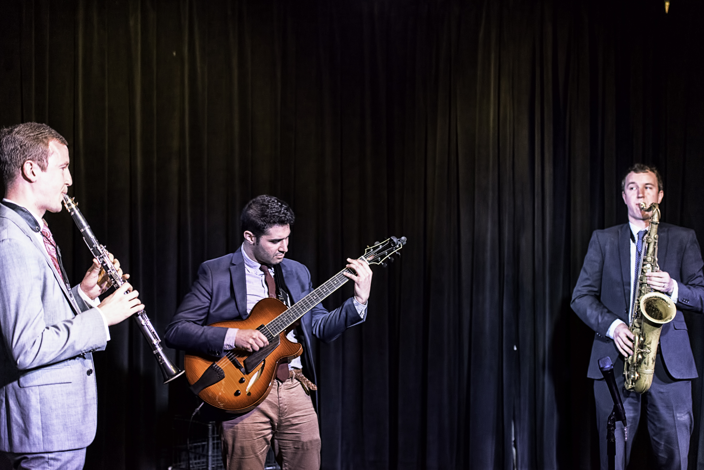 Pete Anderson, Adam Moezinia And Will Anderson With The Pete And Will Anderson Trio At The Nash In Phoenix