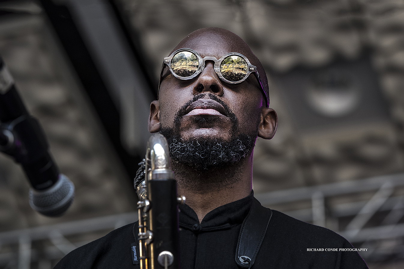 Ej Strickland at the 2018 Charlie Parker Jazz Festival