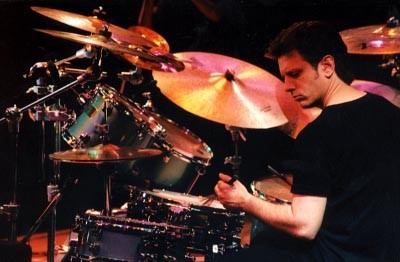 Dave Weckl on Tour with Mike Stern Seen Here at the 1997 Malta Jazz Festival