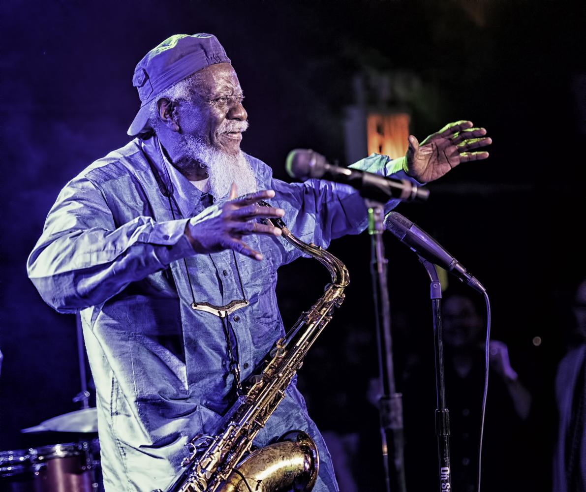 Pharoah Sanders at The NYC Winter Jazzfest 2017