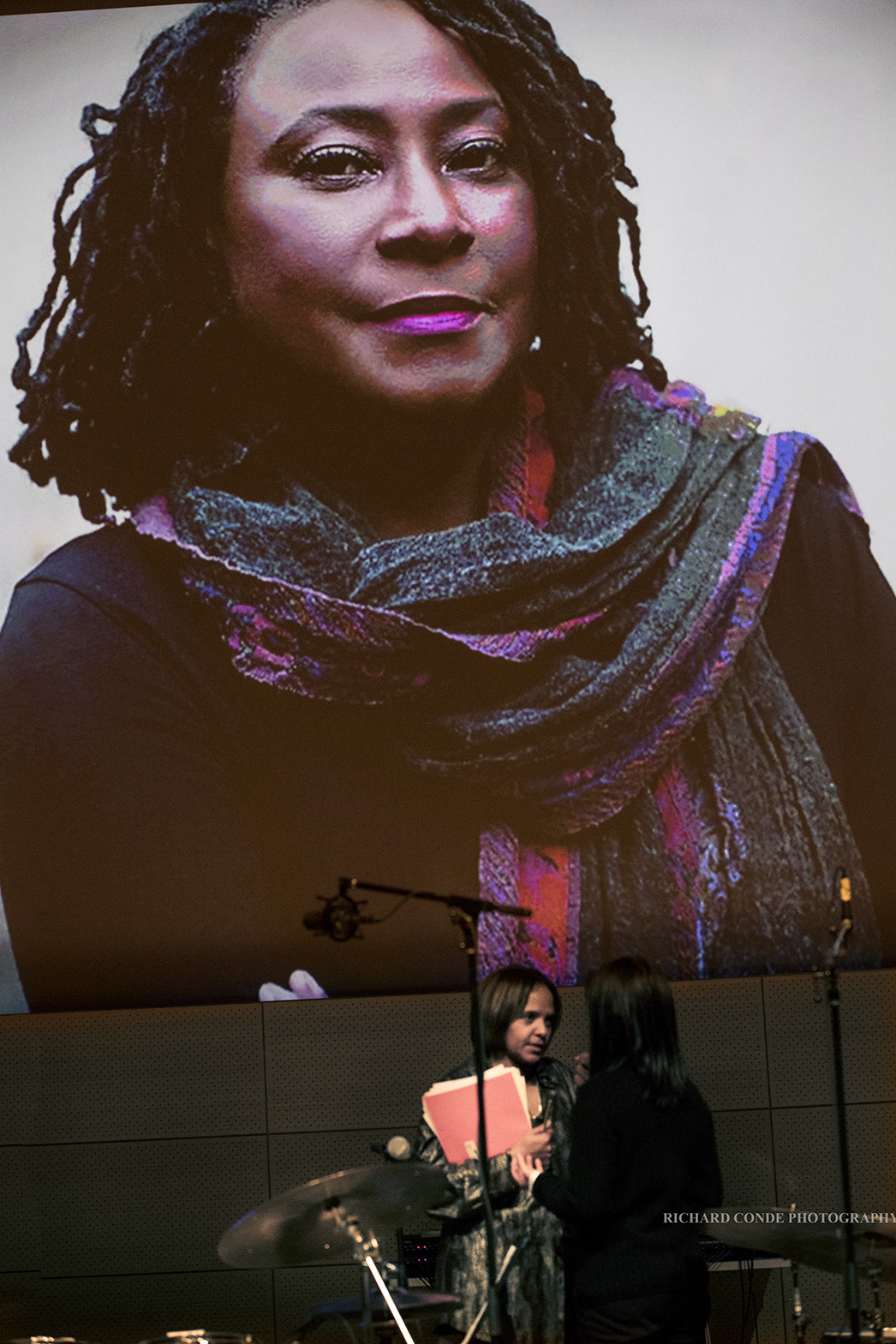 Terri Lyne Carrington and Hellen Sung at the 2018 Winter Jazz Festival