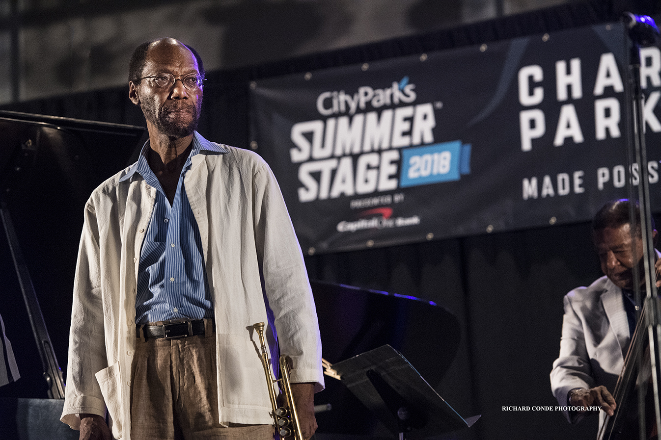 Charles Tolliver at the 2018 Charlie Parker Jazz Festival