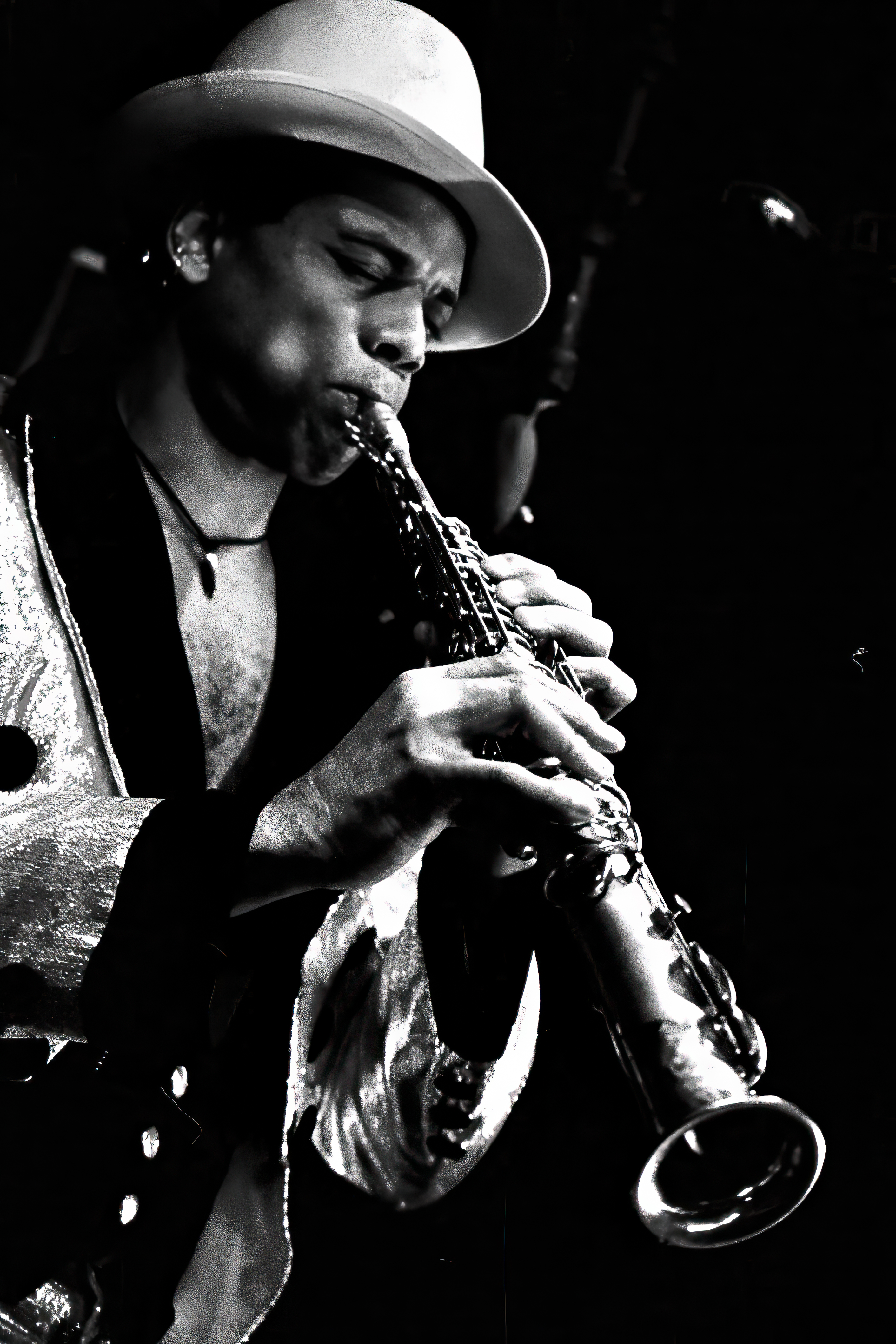 Julius Hemphill perform “Roi Boyé and the Gotham Minstrels,” at the Tin Palace (1977) — jazz photo by Dave Kaufman | All About Jazz
