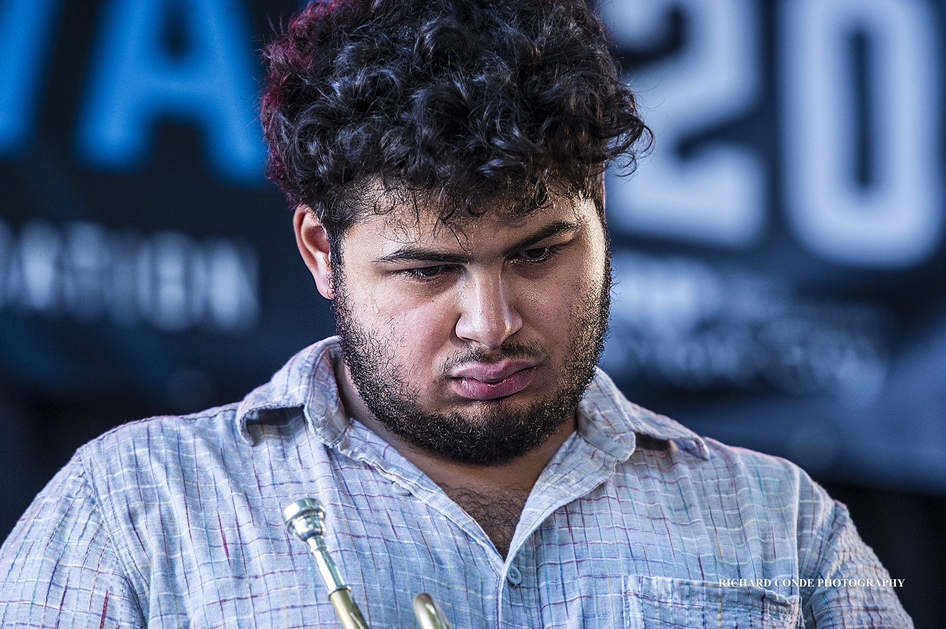 Adam O Farrill at the 2018 Charlie Parker Jazz Festival