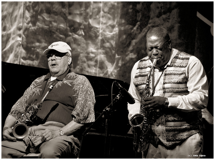 Phil Woods and Jesse Davis — jazz photo by Celia Garcia Hernandez | All About Jazz