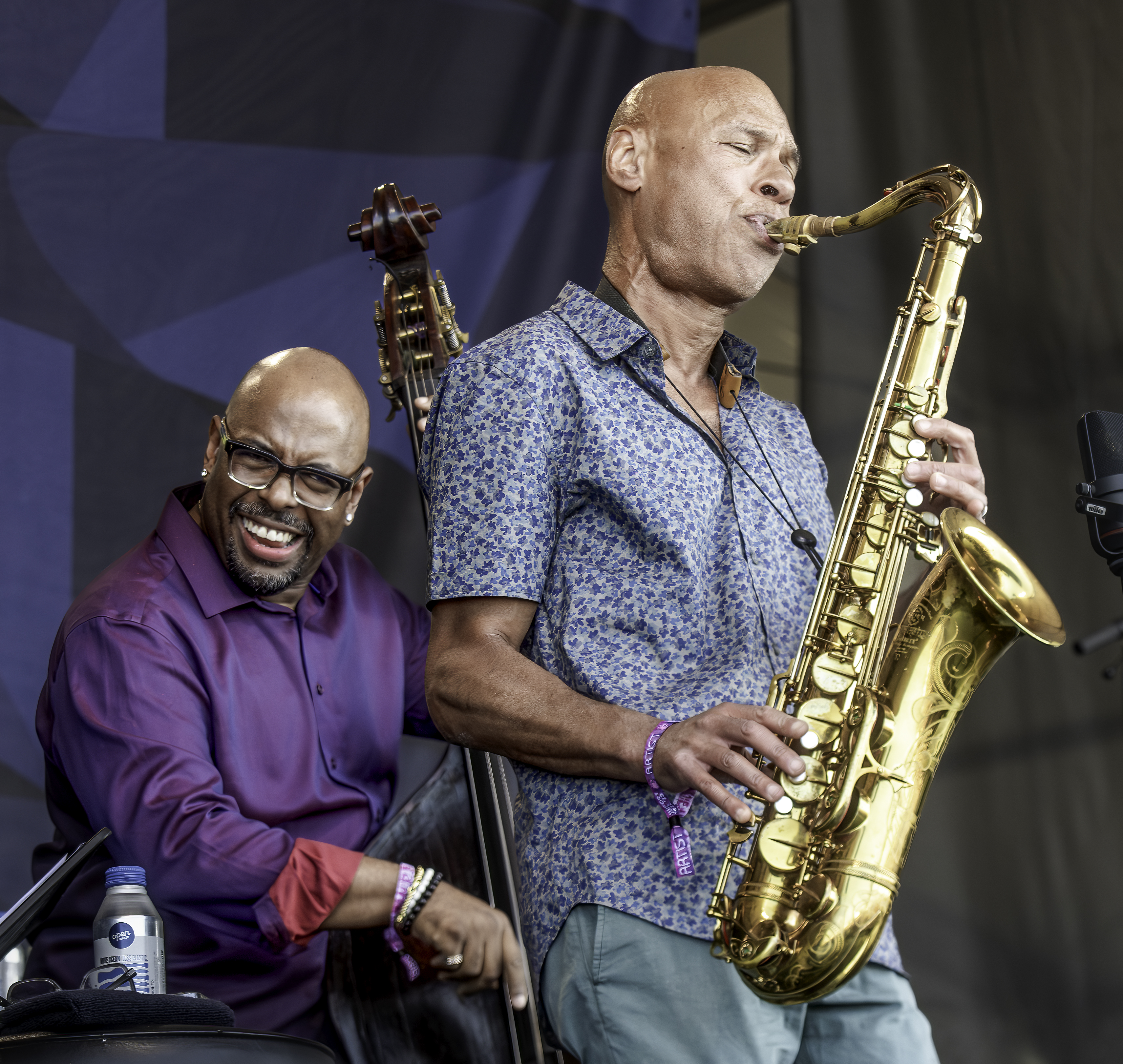 Joshua Redman and Christian McBride with MoodSwing Reunion at the Newport Jazz Festival 2023