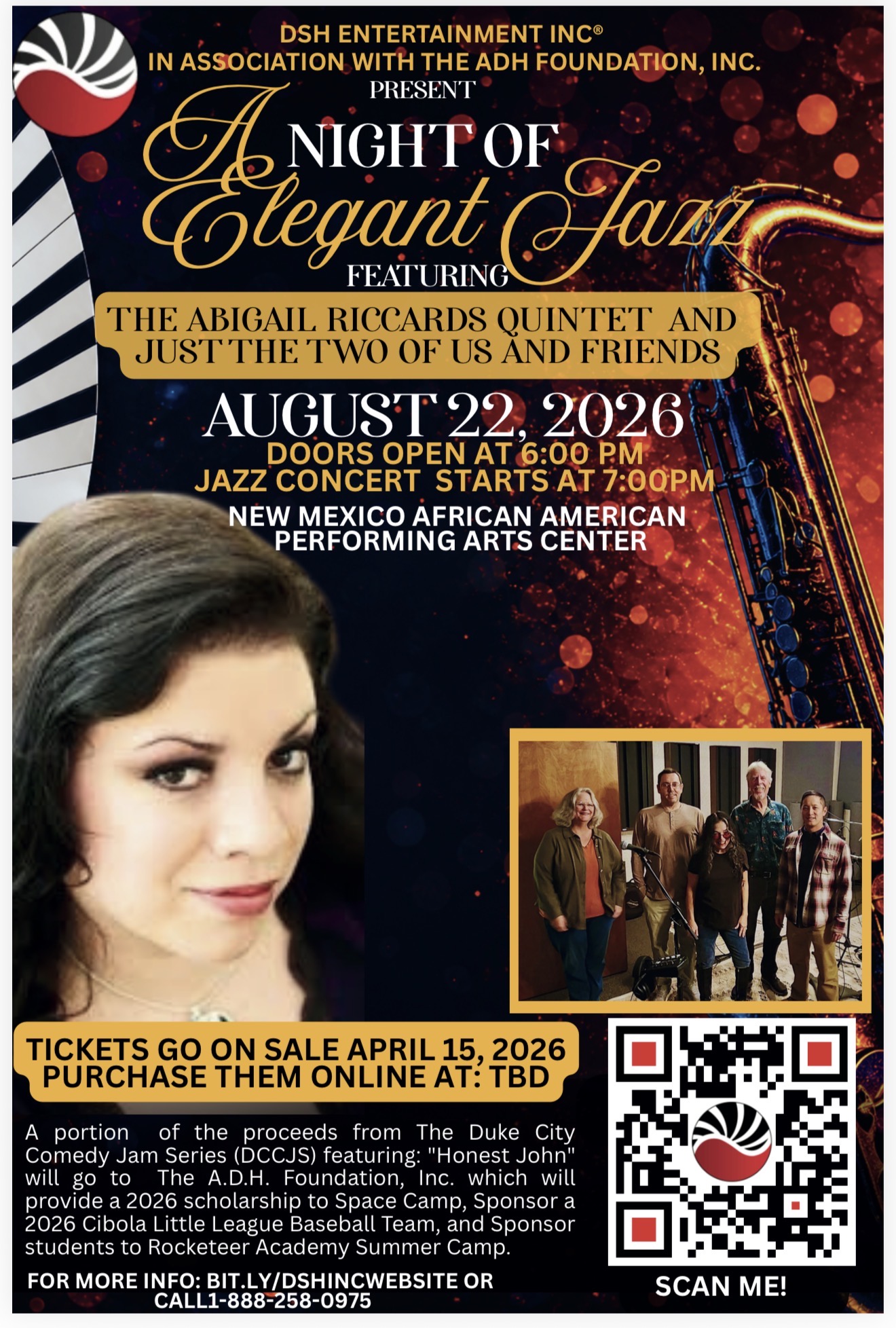 A Night of Elegant Jazz Featuring Abigail Riccards Quintet and Just the Two of Us and Friends — jazz photo by DSH ENTERTAINMENT, INC.®️ | All About Jazz