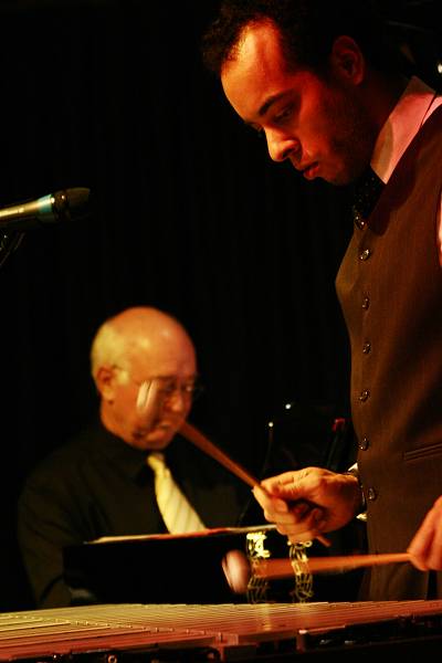 Nicolas Maret and Jean-Loup Muller with "Swing Session" at la Ferme Marignac, Geneva, Switzerland, 2006