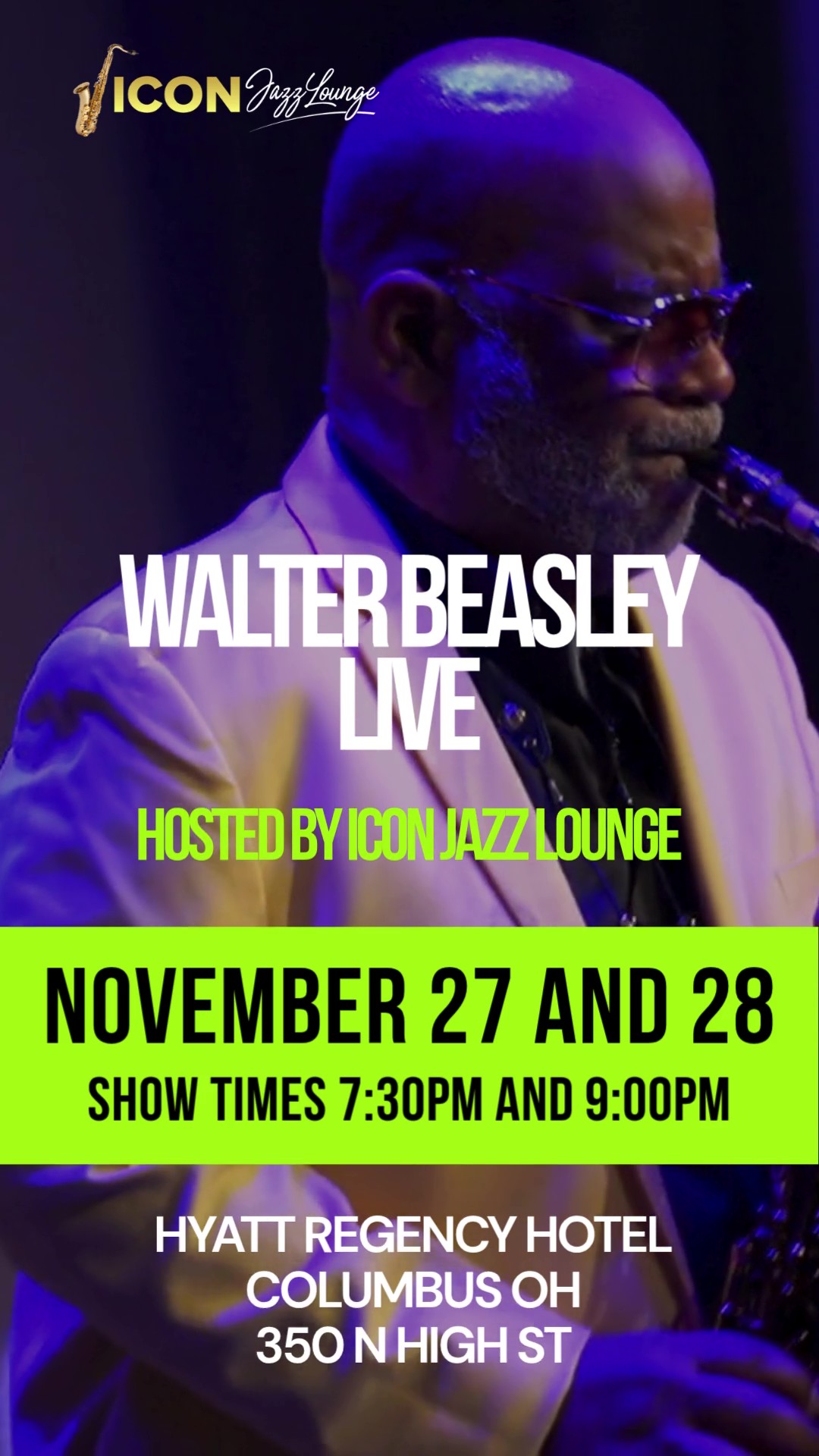 Walter Beasley Live At The Hyatt Regency Columbus — jazz photo by Calvin Price | All About Jazz