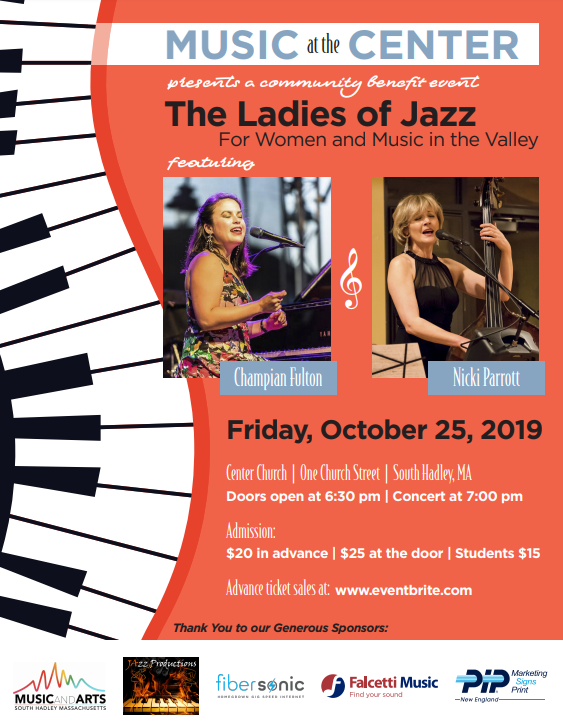 Community Benefit Concert: The Ladies of Jazz ~ For Women and Music in the Valley