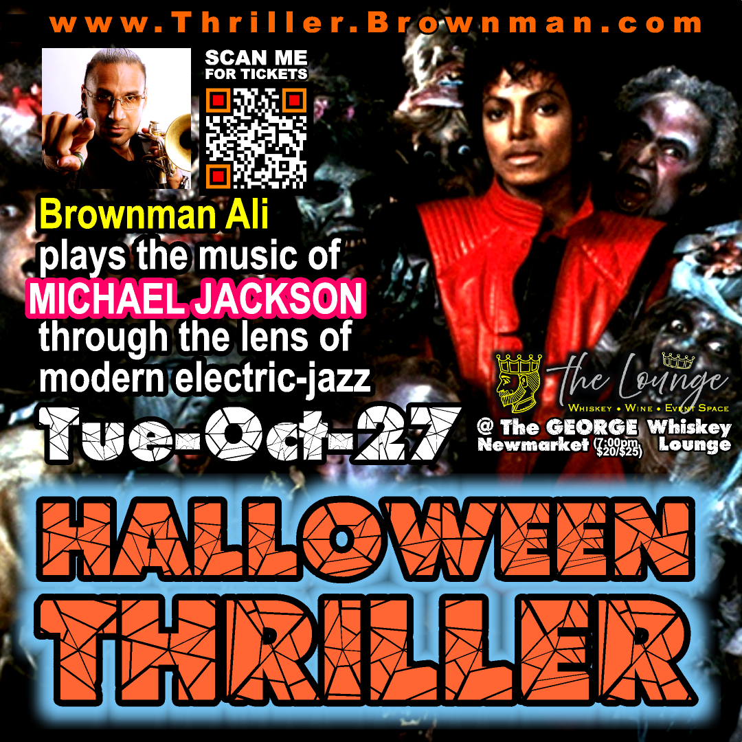 Brownman's HALLOWEEN THRILLER -- Newmarket tour date 2026 — jazz photo by Andrew Nicholson | All About Jazz